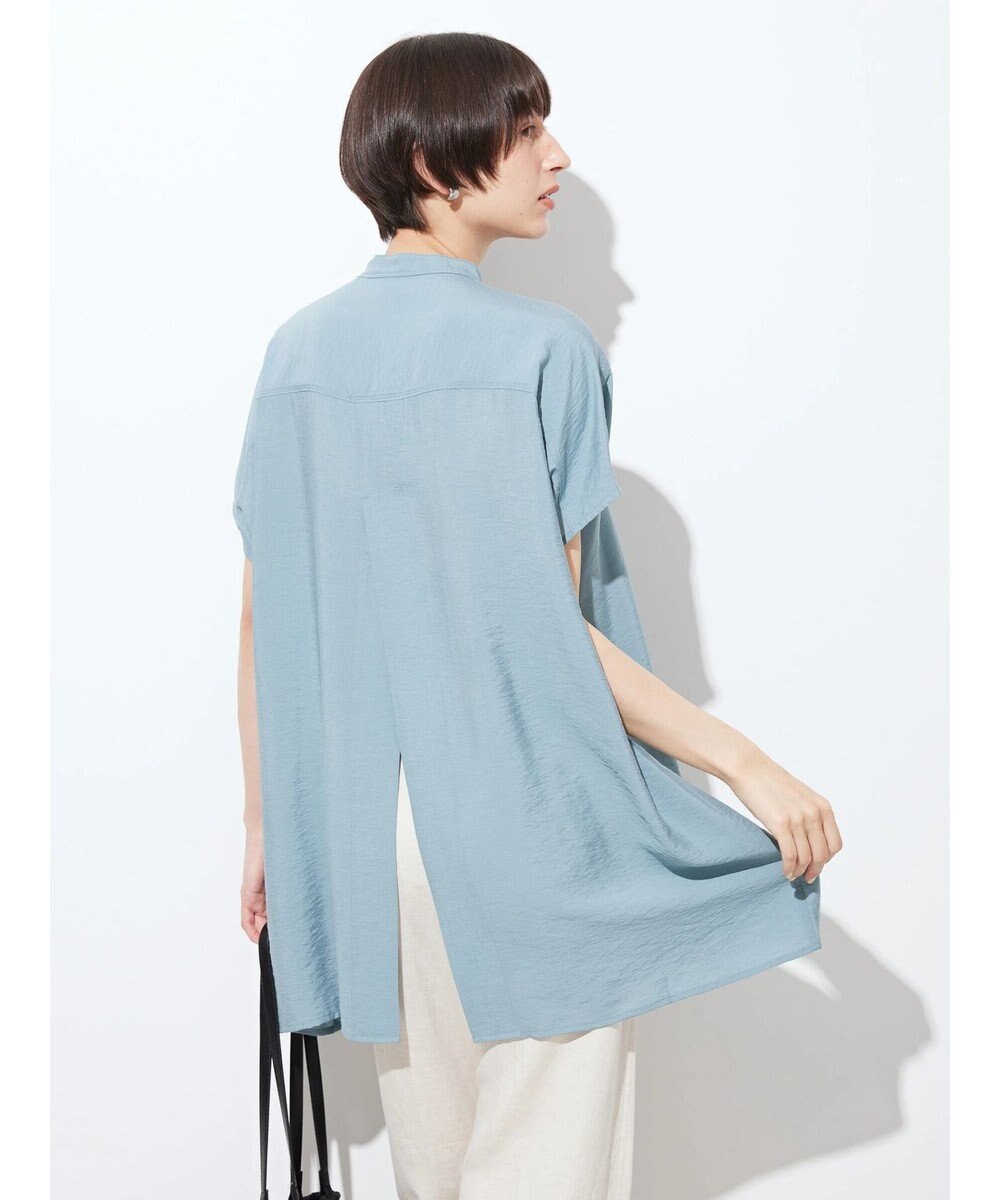 AMERICAN HOLIC ブザムフレンチスリーブバックオープンチュニック 