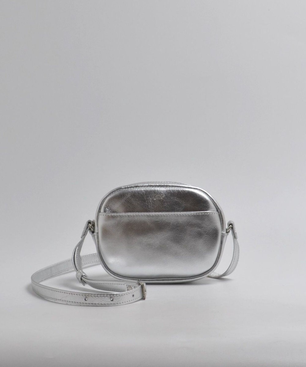 blancle メタリックレザー ラウンドショルダー 