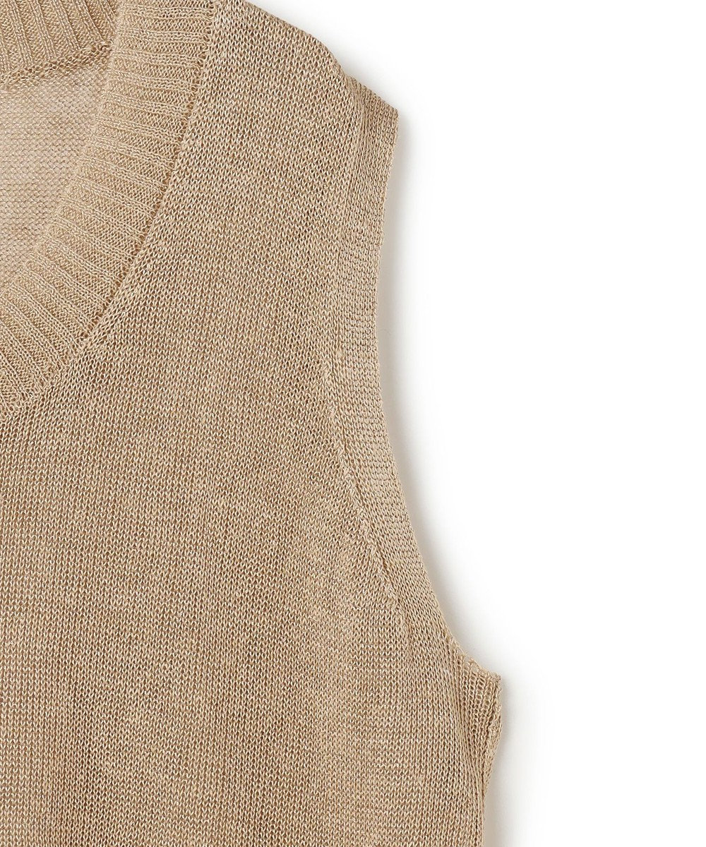 BEIGE， MORION / リネン レイヤードニット 