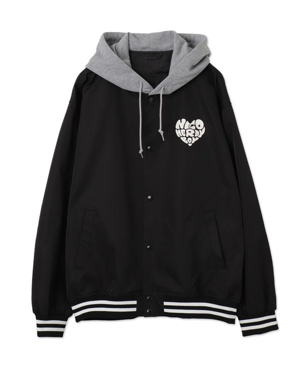 WEGO 【ユニセックス着用ITEM】グラフィックフードスタジャン 