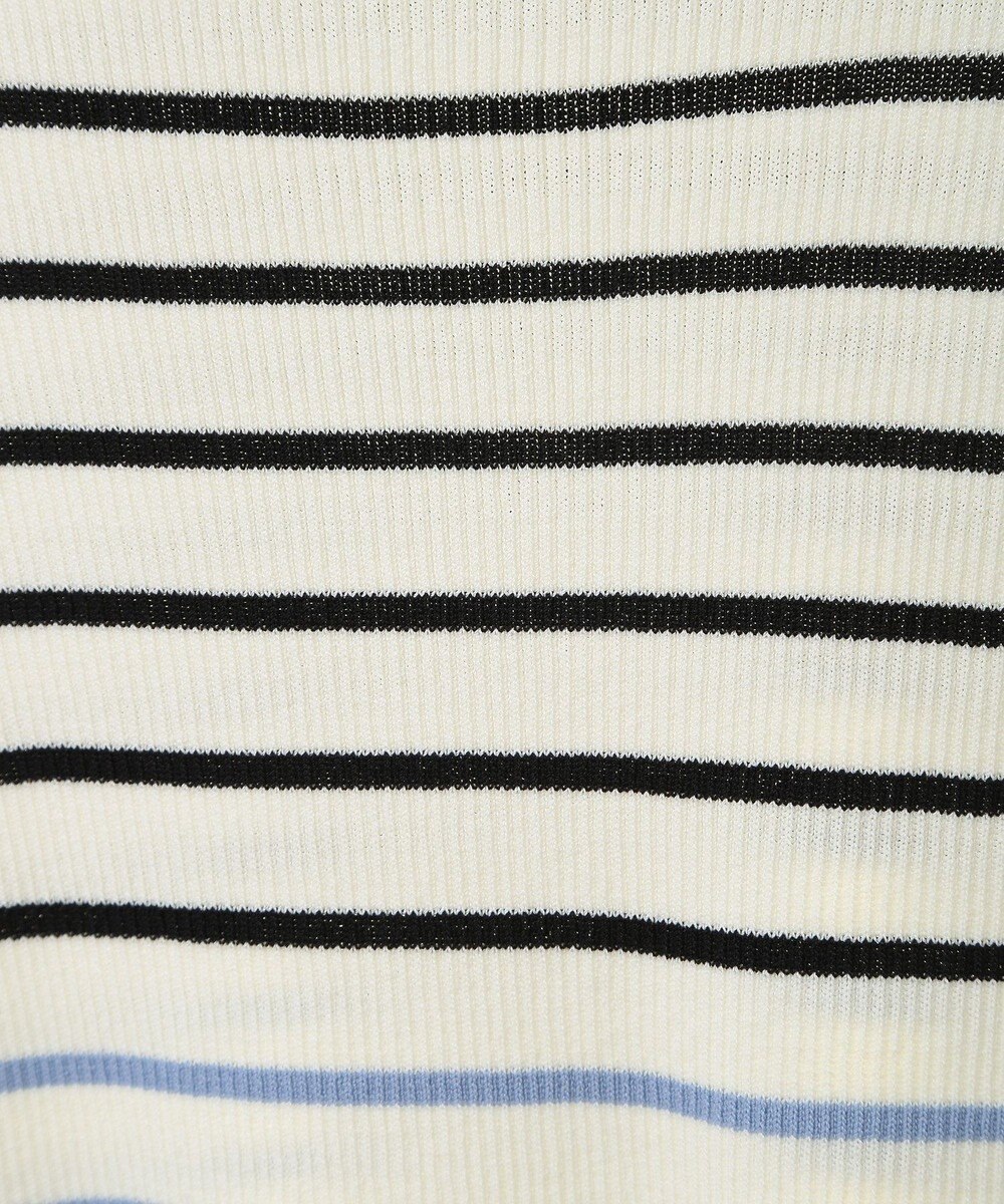 YECCA VECCA マルチボーダー柄ニット 