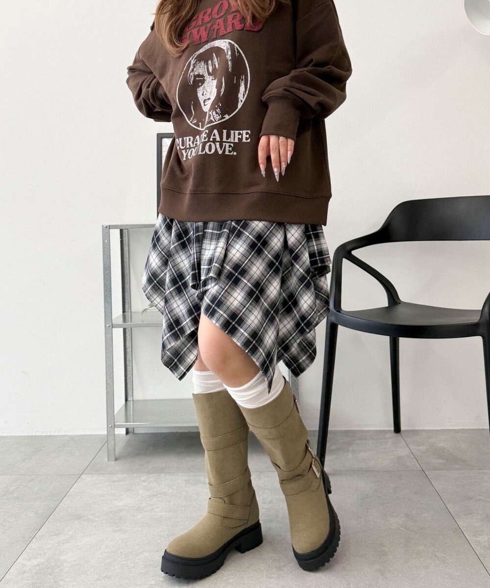 WEGO サイドベルトロングブーツ 