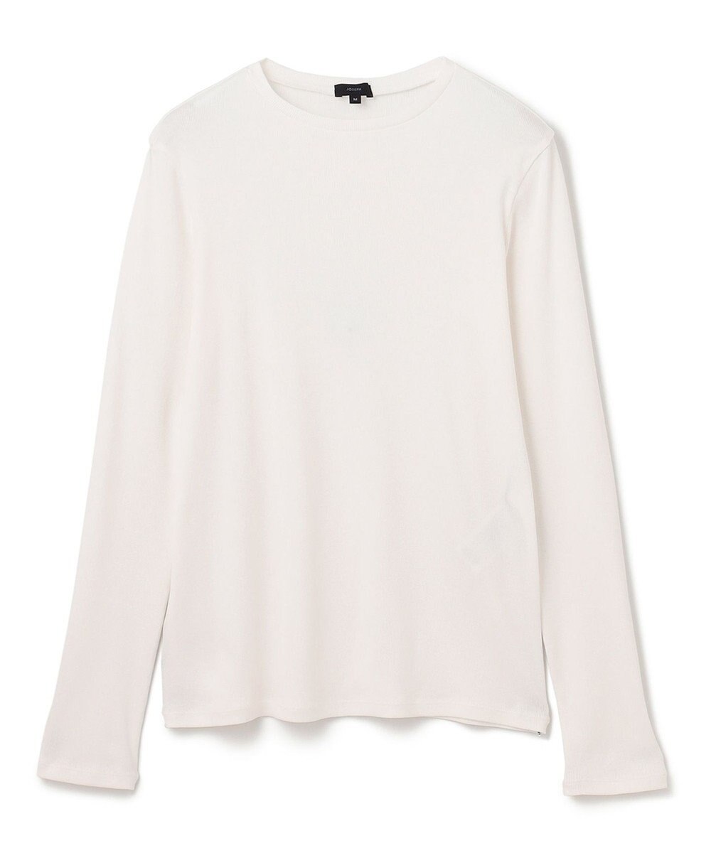 JOSEPH 【洗える】クリーミーリブ　ロングスリーブトップス 