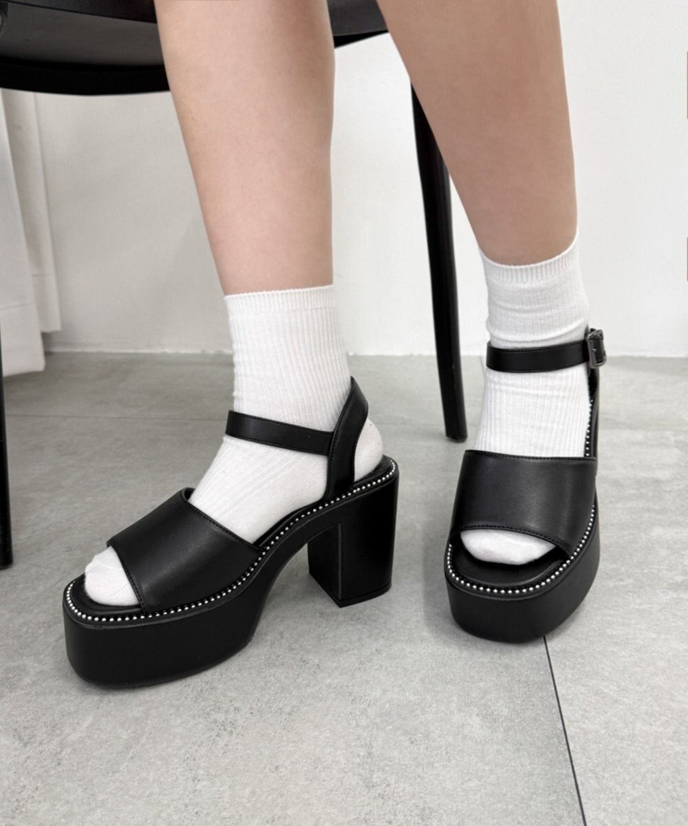 WEGO ヒールデザインサンダル 