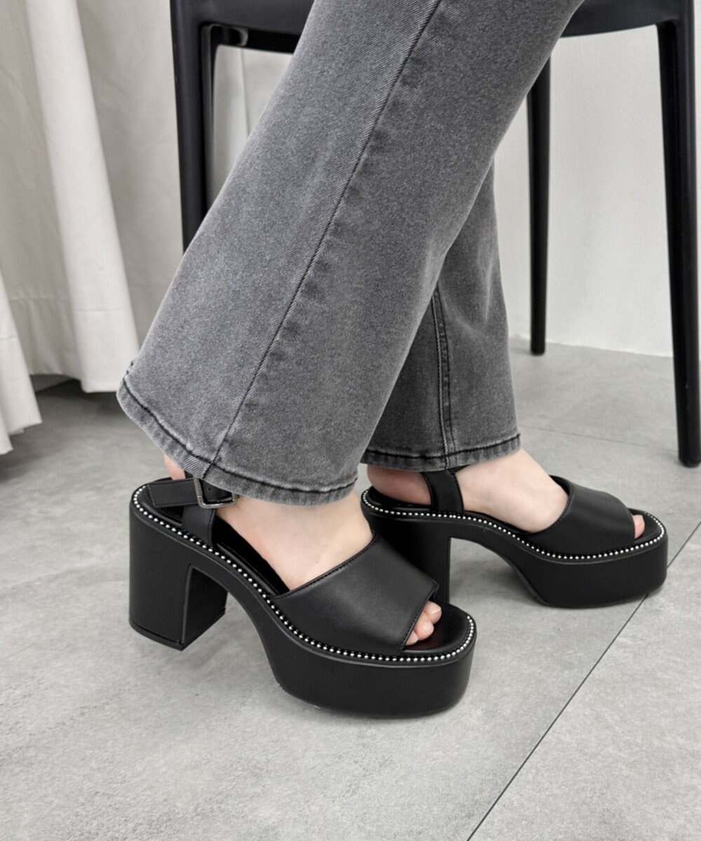 WEGO ヒールデザインサンダル 