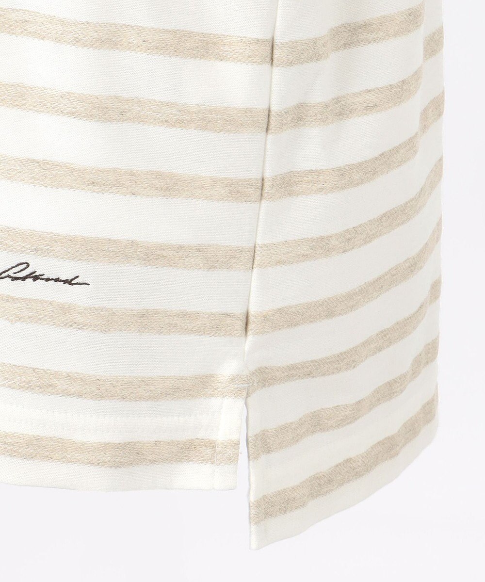 JOSEPH ABBOUD MOUNTAIN 【SPACE】OGリネンボーダー Tシャツ 