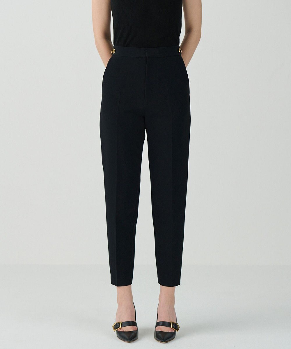 GRACE CONTINENTAL トリアセセンタープレスパンツ 