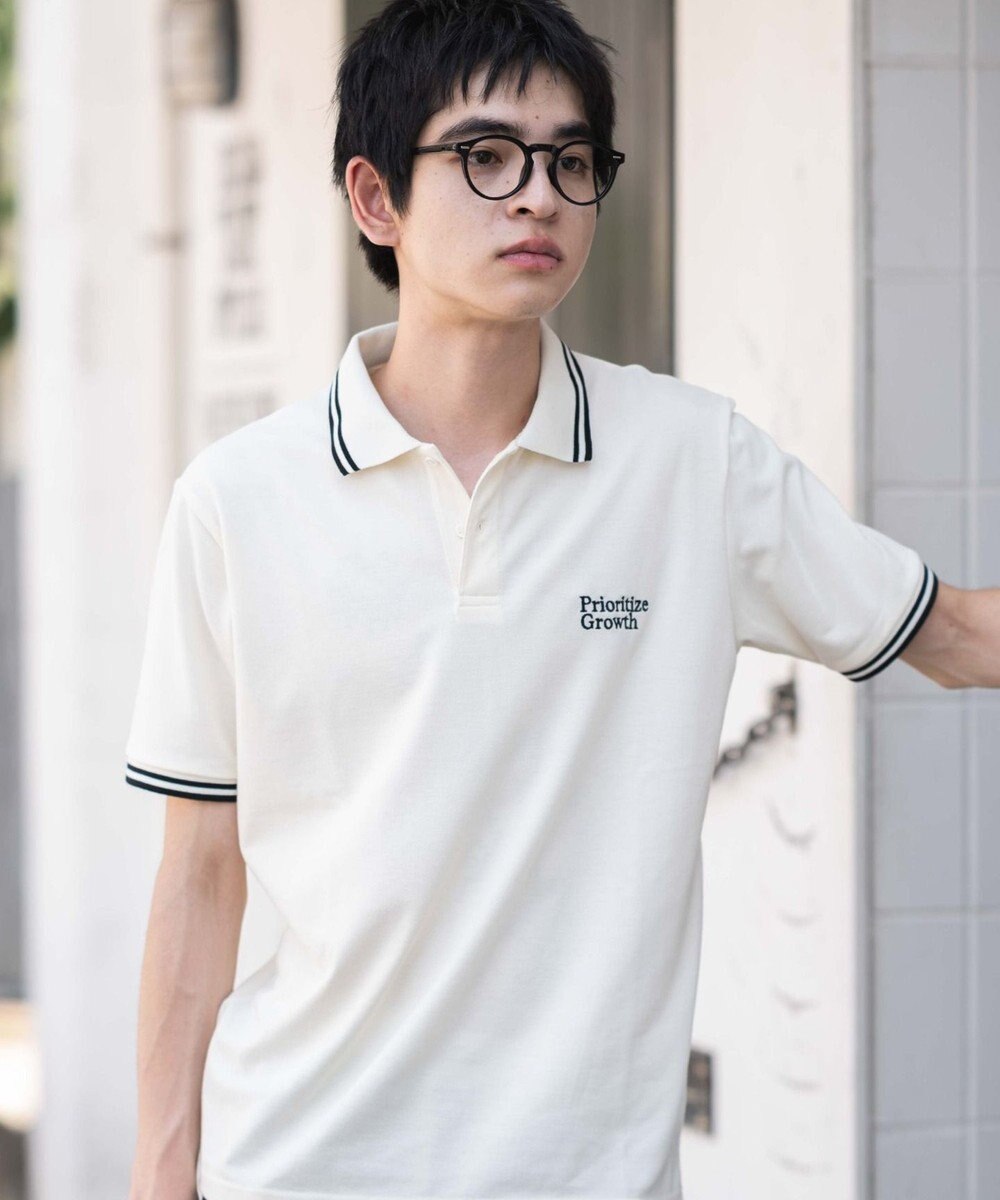 WEGO 【ユニセックス着用ITEM/MLサイズ展開】ワンポイント刺繍カノコポロ（SS） 