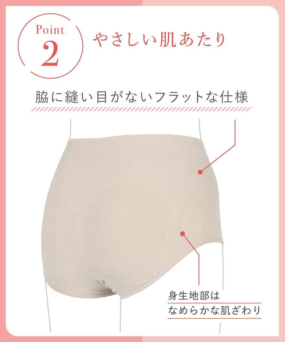 Wing ショーツ ここちよいフィット感 やさしい肌あたり 【デイリーフィット ヒップフィット】 深ばきタイプ はきこみ丈ふかめ EC1955 ウイング／ワコール 