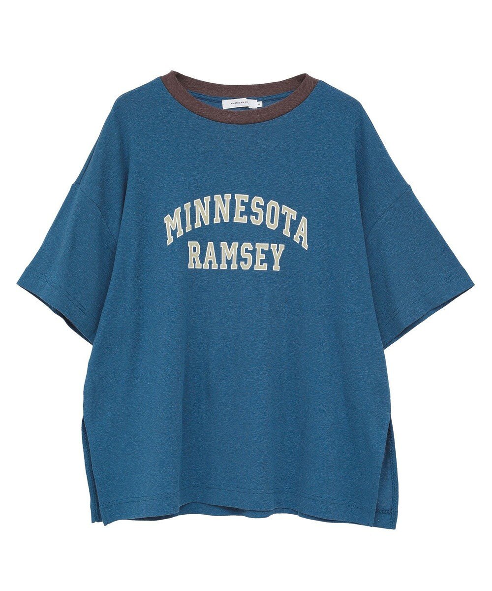 AMERICAN HOLIC ロゴ入りヴィンテージ半袖プルオーバー 