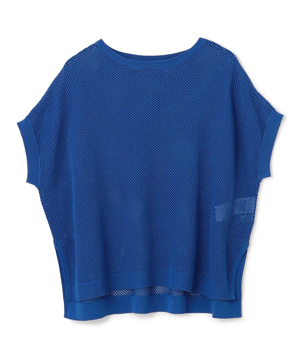 UNFILO L メッシュ ハーフスリーブ ニット 