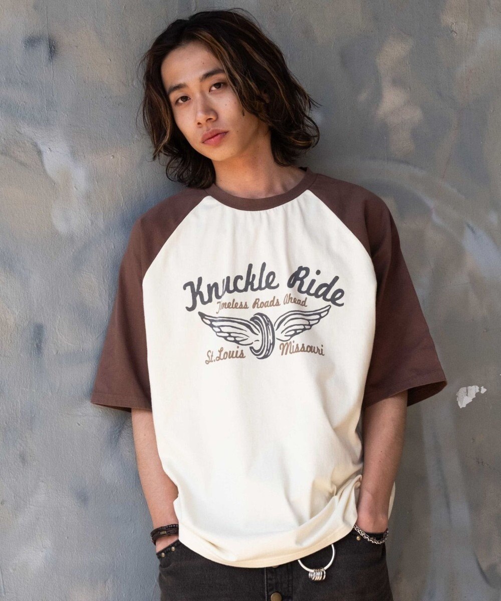 WEGO 【ユニセックス着用ITEM/MLサイズ展開】ヴィンテージライクラグラングラフィックT（SS） 