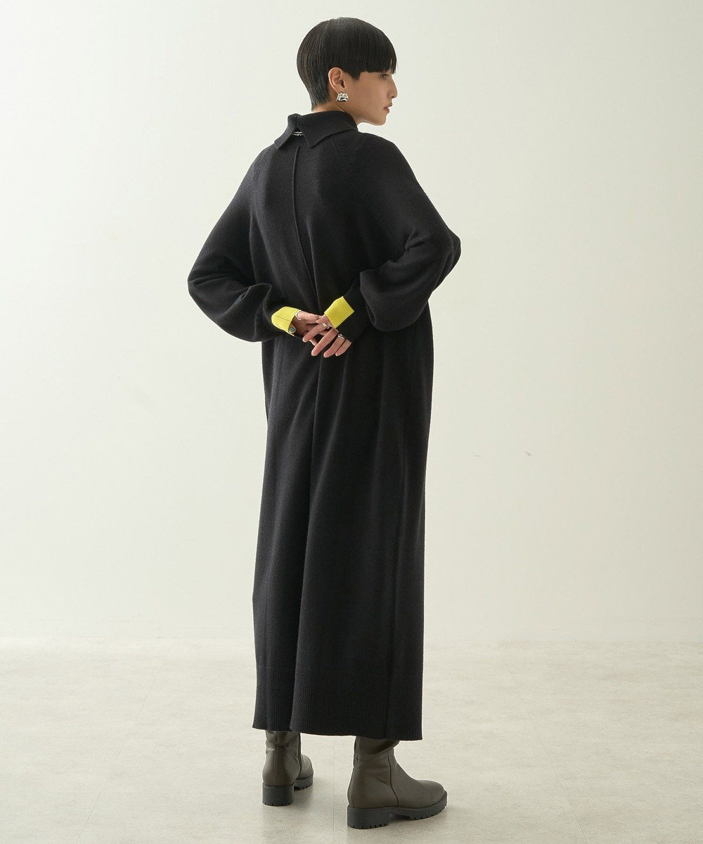 AMERICAN HOLIC バイパチモックネックニットワンピース 