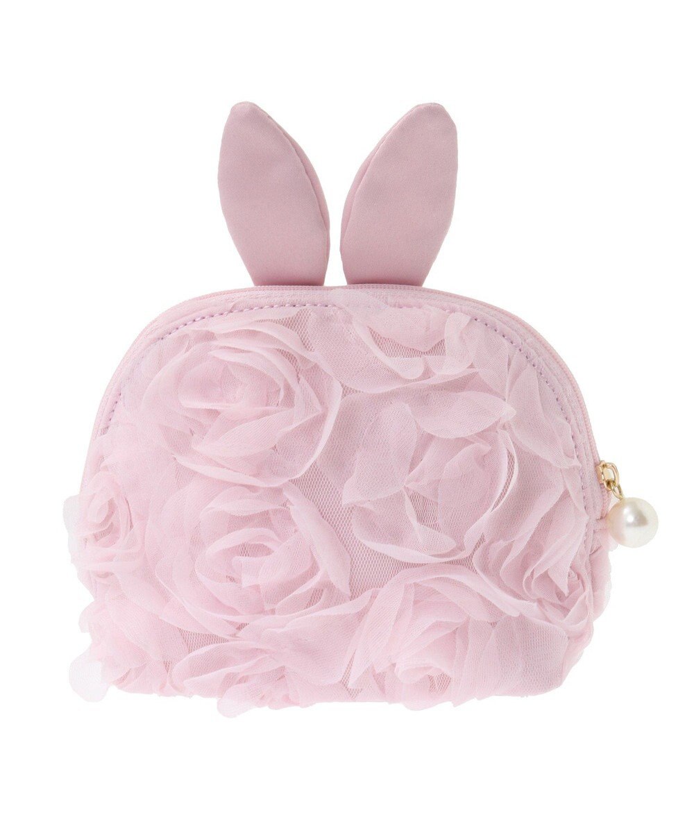 Maison de FLEUR チュールローズラウンドポーチ 