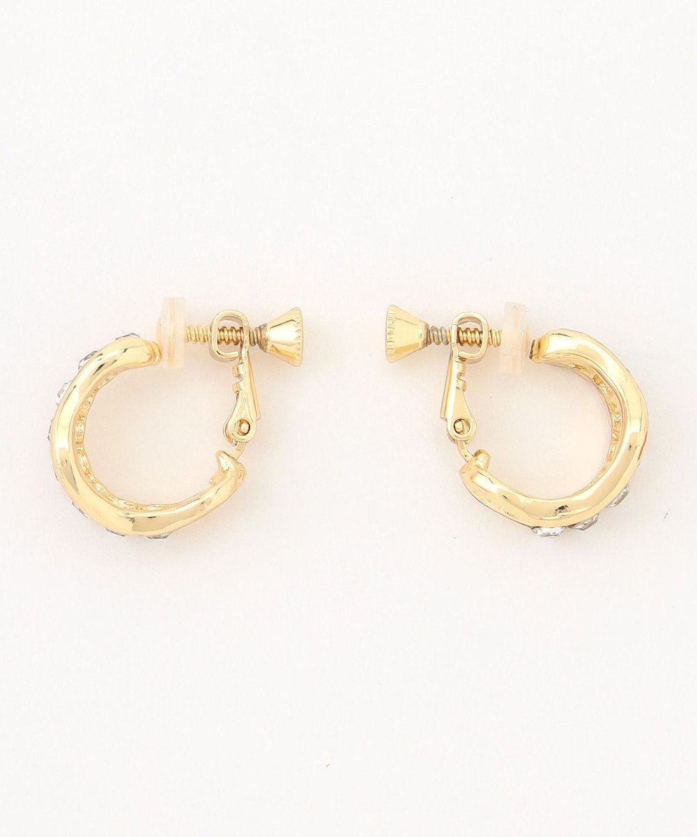 ANY SIS 2連フープ イヤリング 