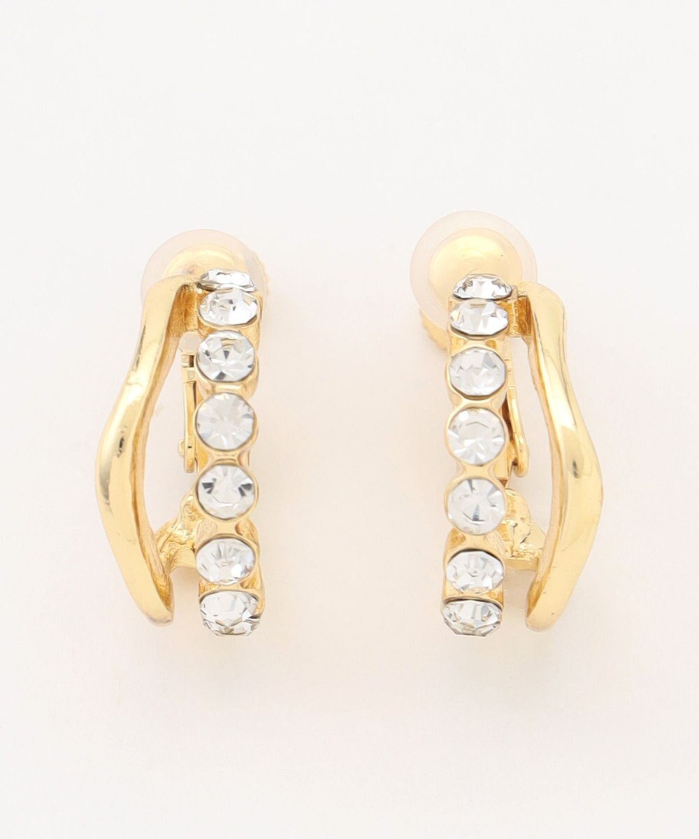 ANY SIS 2連フープ イヤリング 