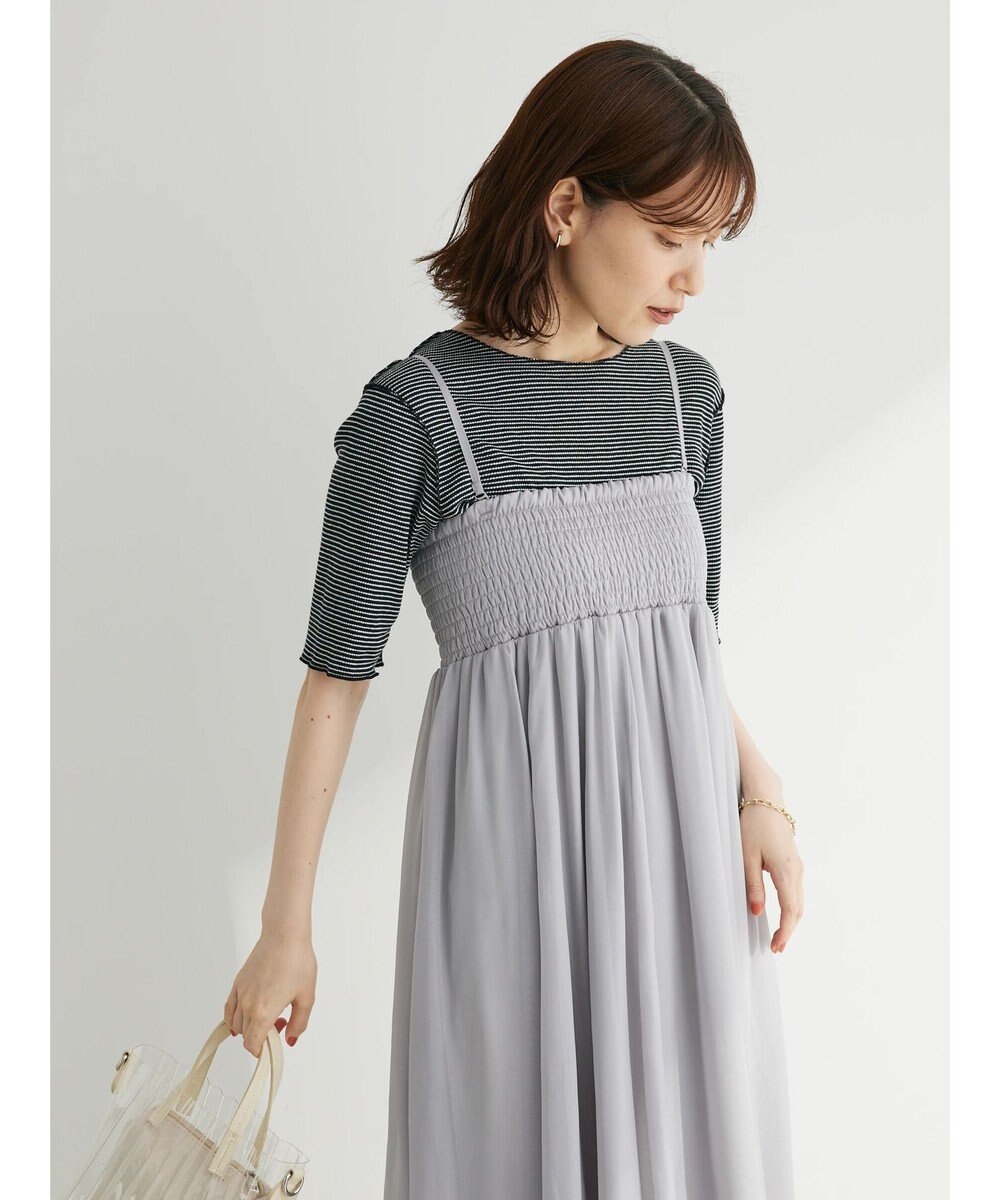 Green Parks ・ＥＬＥＮＣＡＲＥ　ＤＵＥ　ラメシフォンキャミワンピース 