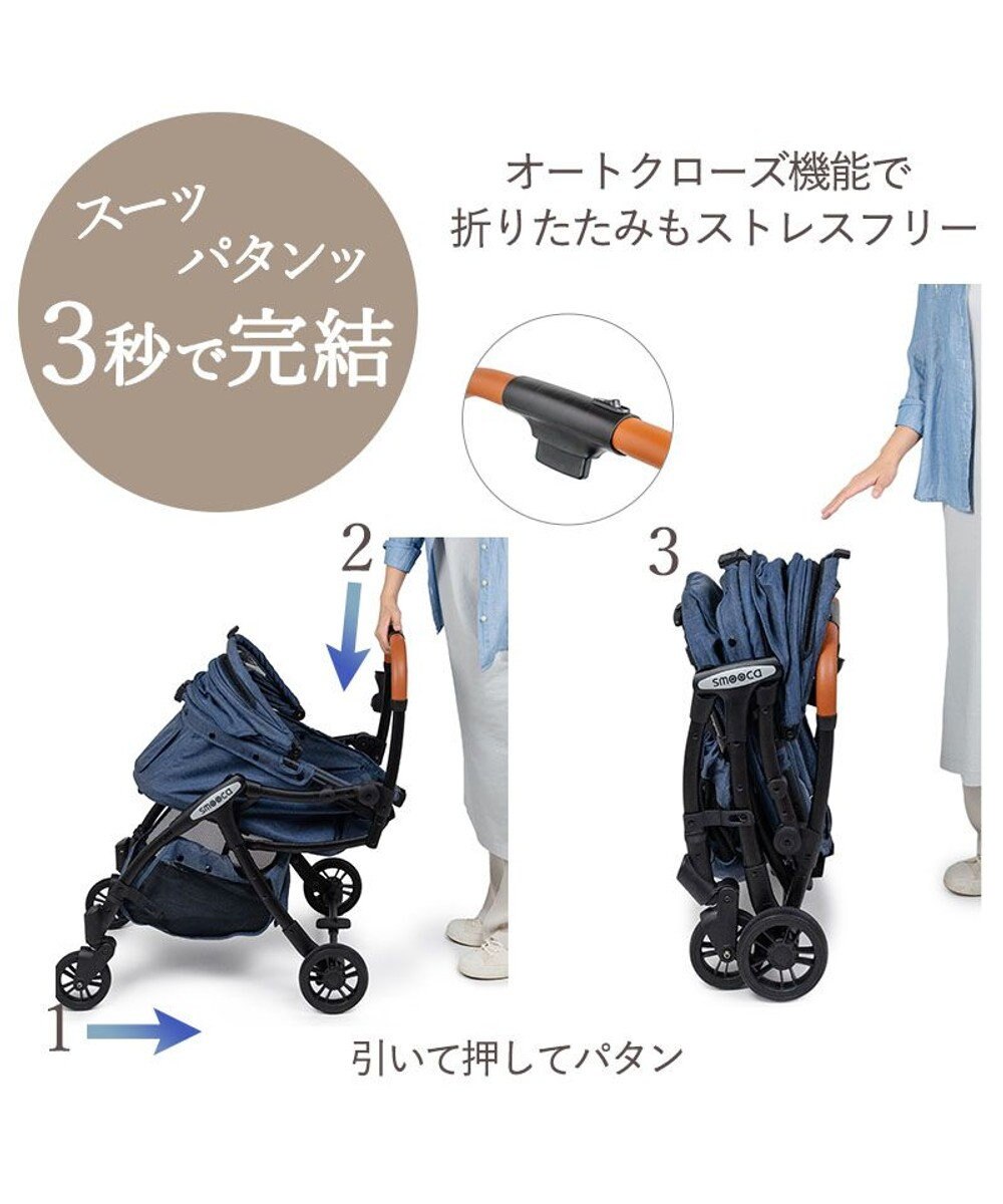 PET PARADISE smooca ネオ ワンロック ペットカート《デニム調》 