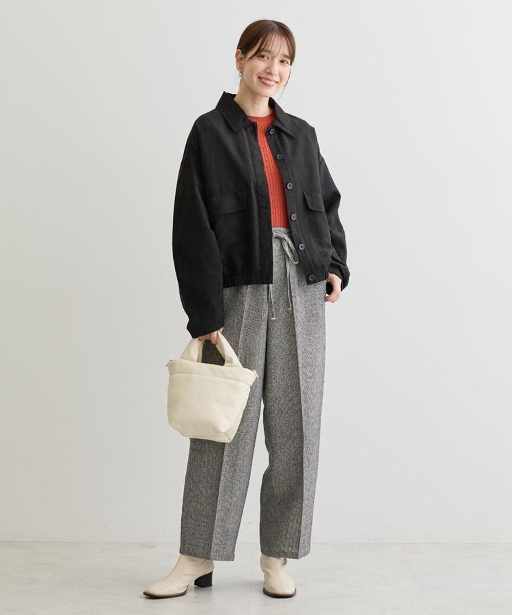 Green Parks ステンカラースウェード調ブルゾン 