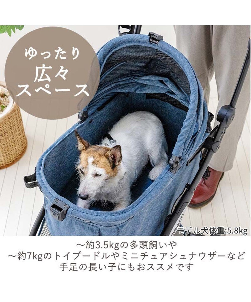 PET PARADISE smooca ネオ ワンロック ペットカート《デニム調》 
