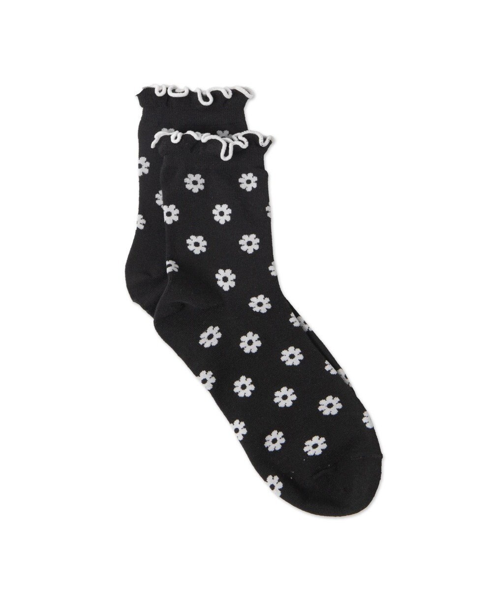 WEGO モチーフ総柄メロークルーソックス 