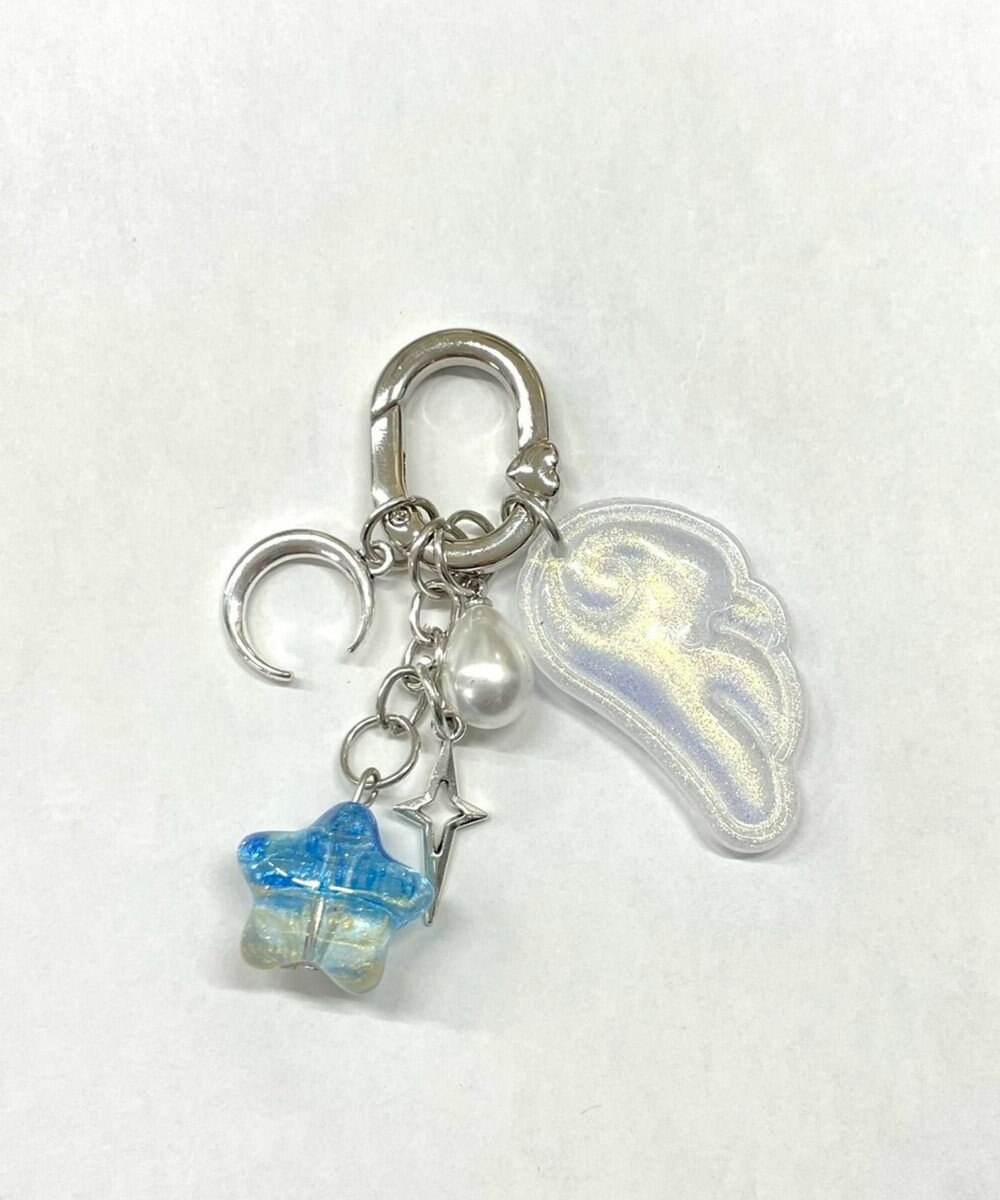WEGO ミックスカラースターエンジェルキーホルダー 
