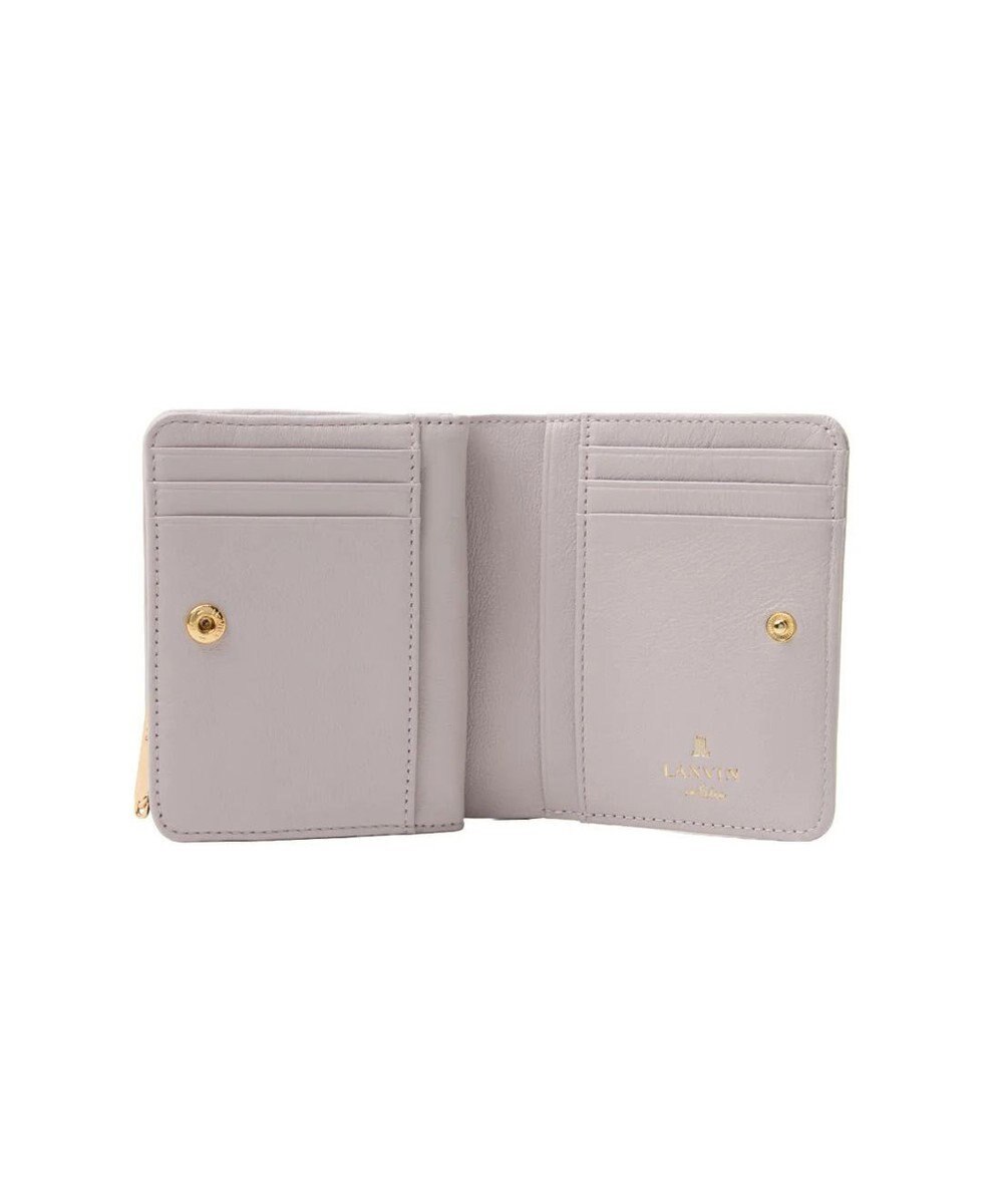 LANVIN en Bleu デクール 二つ折りLファスナー財布 