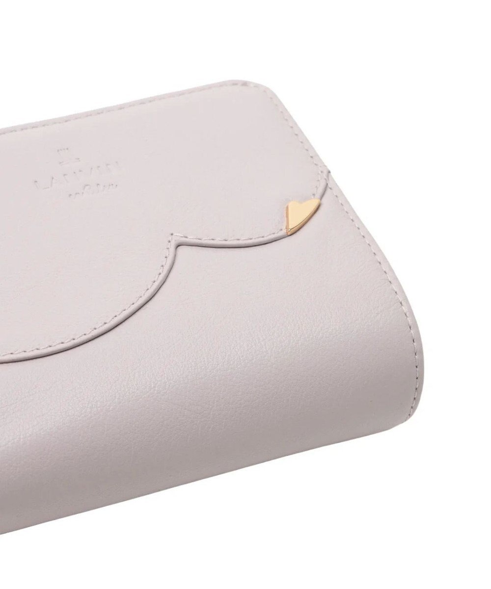 LANVIN en Bleu デクール 二つ折りLファスナー財布 