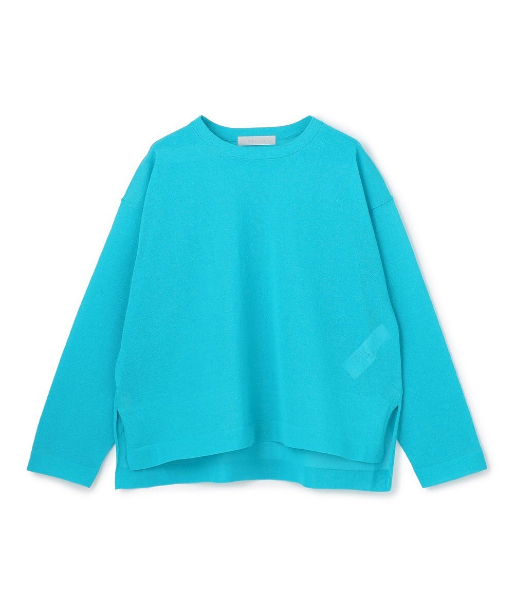 UNFILO シアーフォルムニット クルーネック 