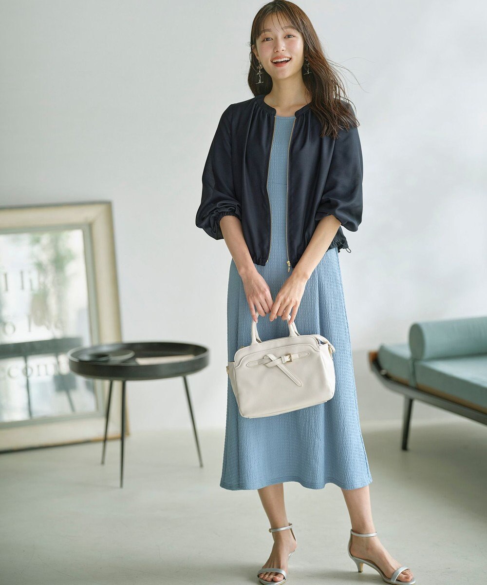 ANY SIS 【WEB限定】カットジャカード ワンピース 