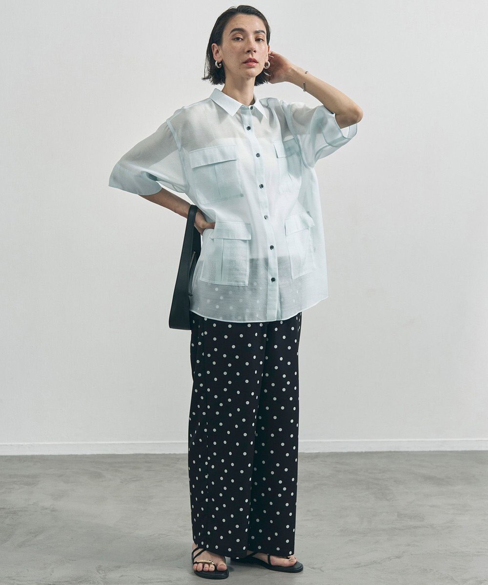 UNFILO 【ウエストゴム】プリント イージーパンツ 