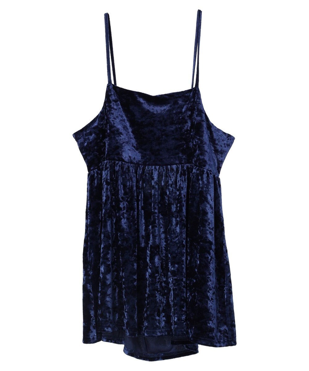 Green Parks ・ＥＬＥＮＣＡＲＥ　ＤＵＥクラッシュベロアキャミチュニック 