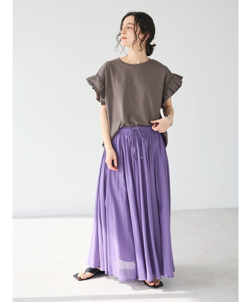 CRAFT STANDARD BOUTIQUE 袖ギャザーフレアプルオーバー 