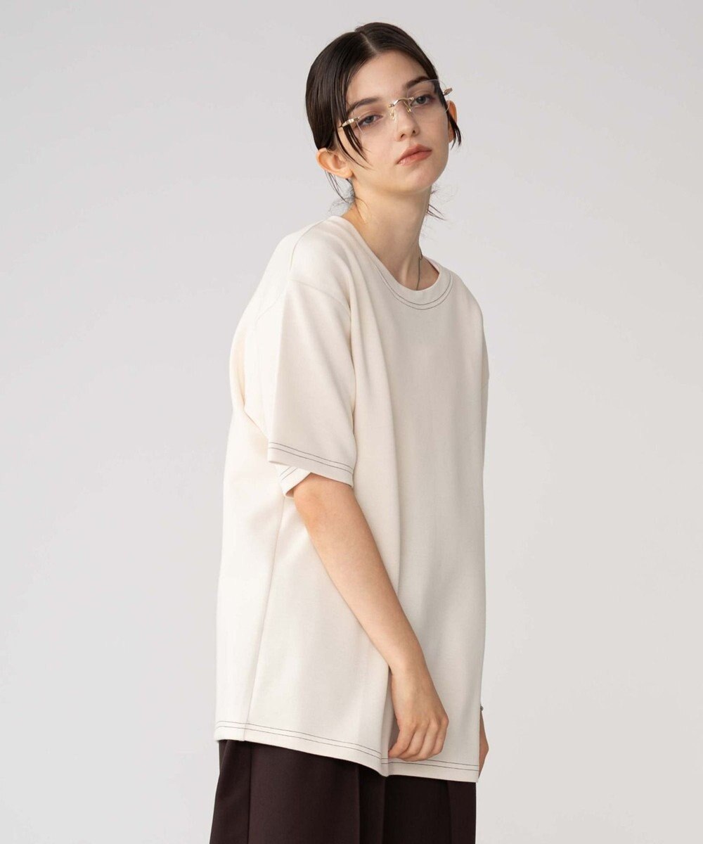 WEGO 【ユニセックス着用ITEM/MLサイズ展開】カラーステッチT（SS） 