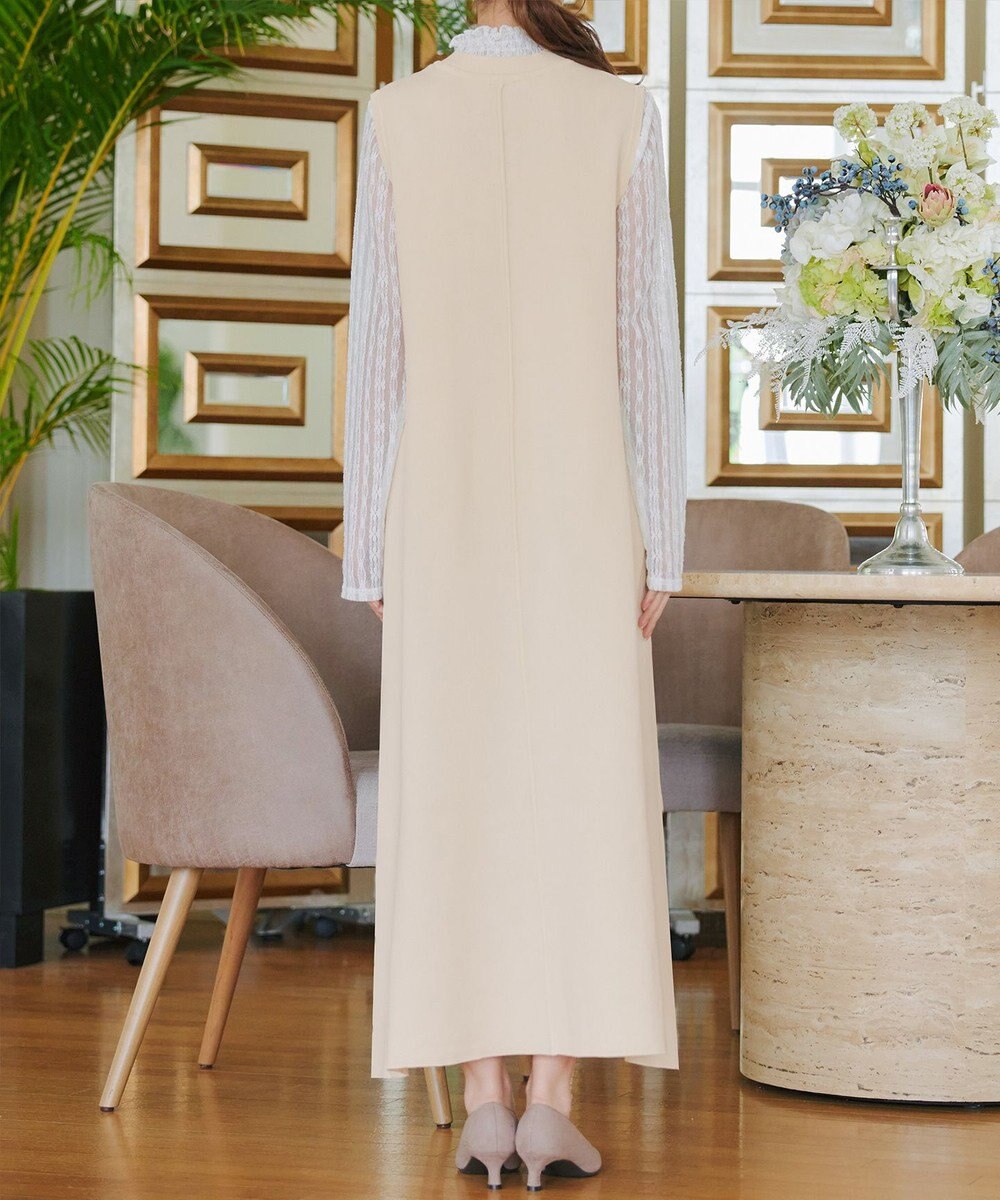 Tiaclasse 【洗える】スポンジニットジャンスカ 