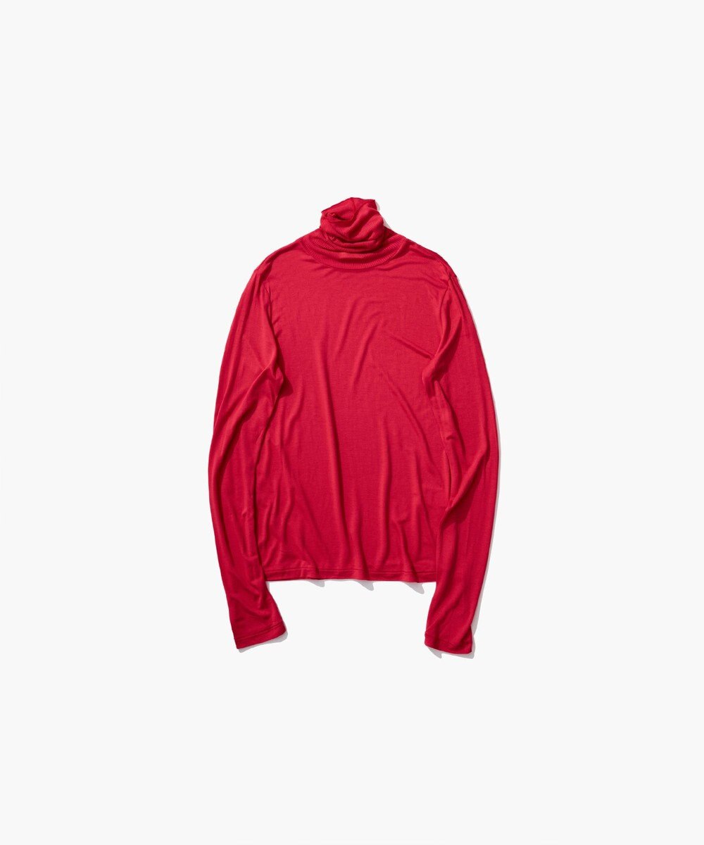 ATON MODAL SILK JERSEY | タートルネック 