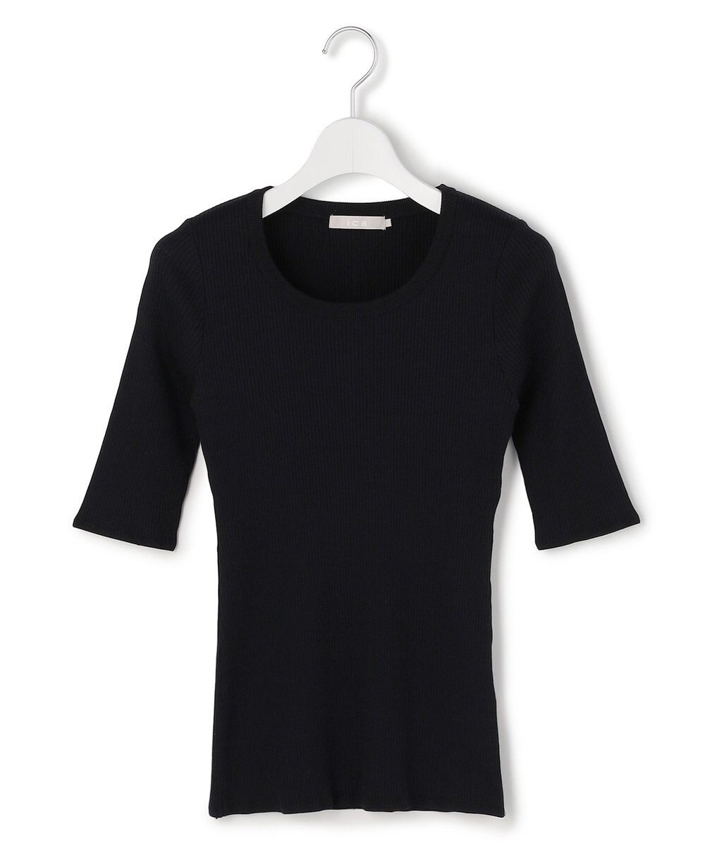 ICB 4×2リブ プルオーバーカットソー 