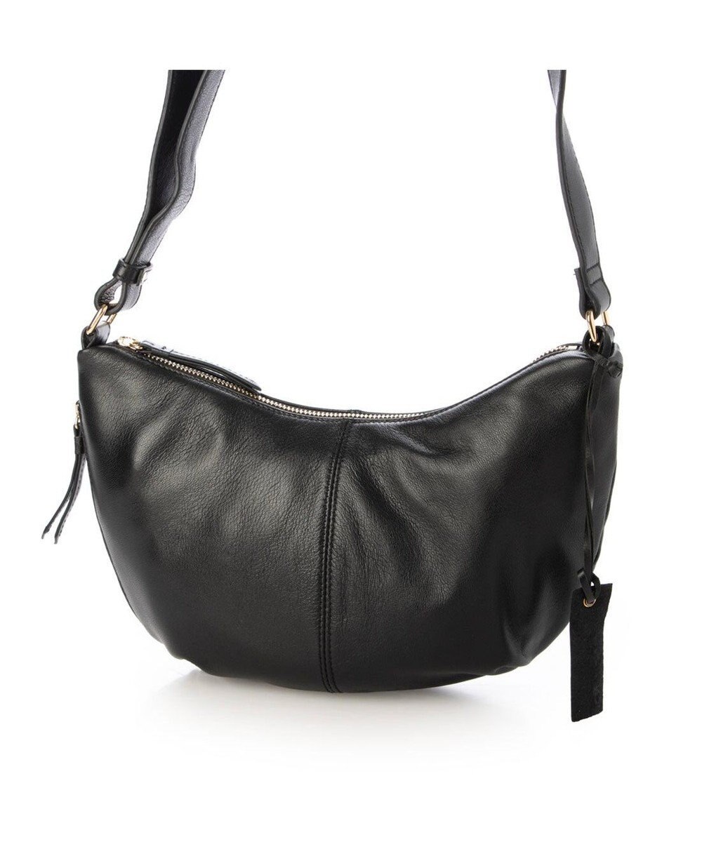 UNBILLION アトランタ ATLANTA / やぎ革軽量ハーフムーンショルダー 