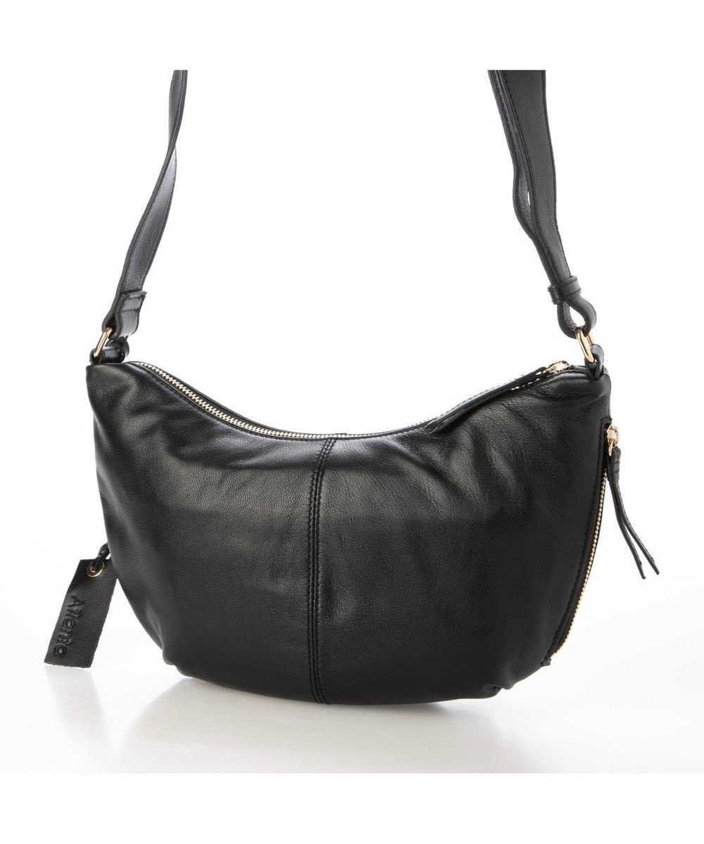 UNBILLION アトランタ ATLANTA / やぎ革軽量ハーフムーンショルダー 