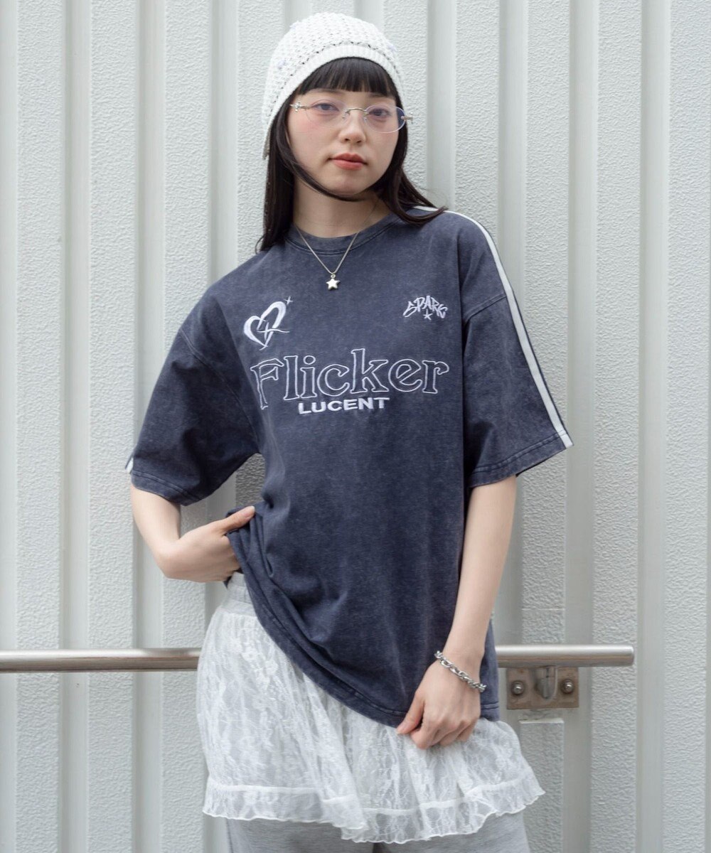 WEGO 【ユニセックス着用ITEM】スリーブラインロゴBIG　T（SS） 