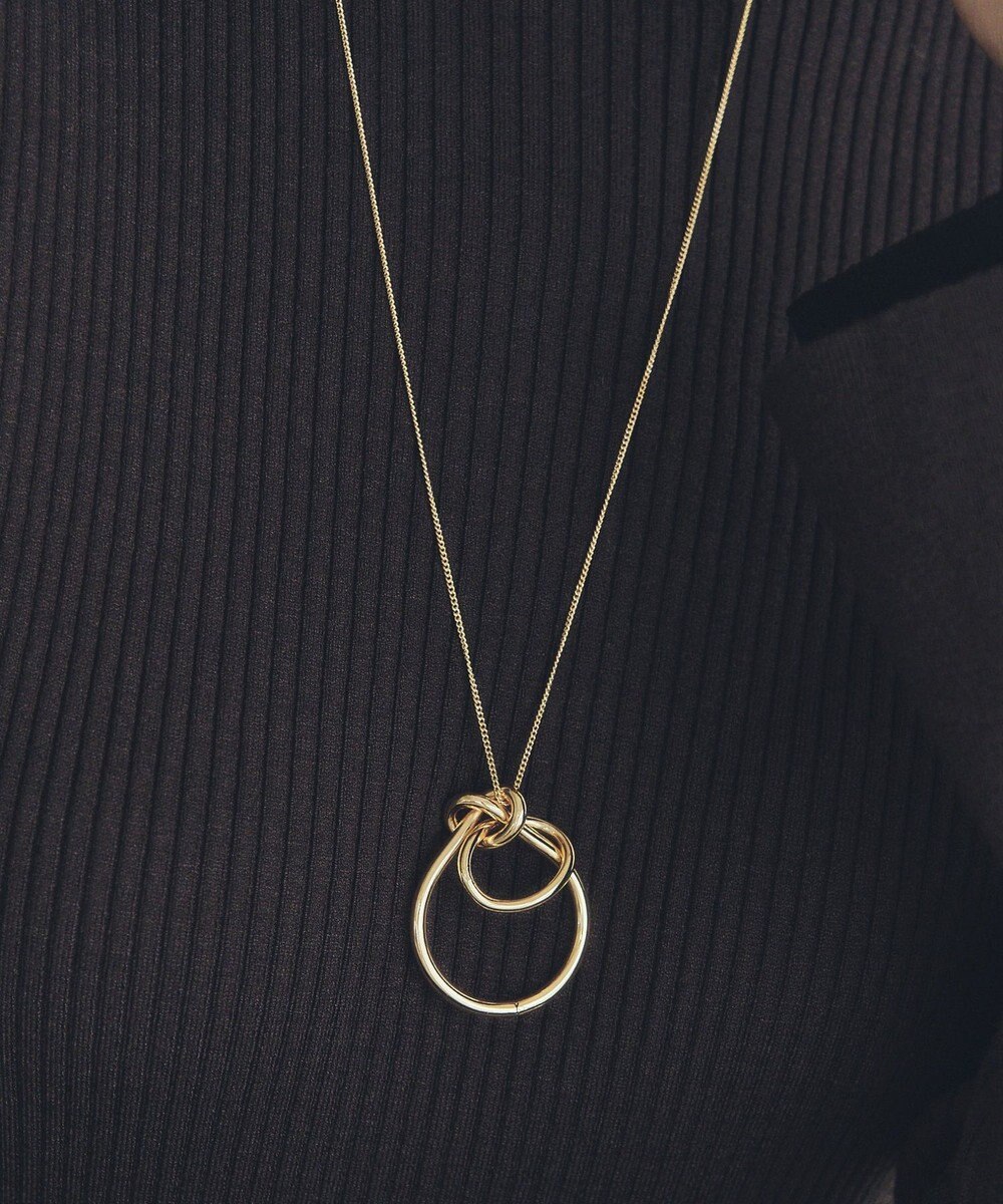 YECCA VECCA ノットフープワントップネックレス 