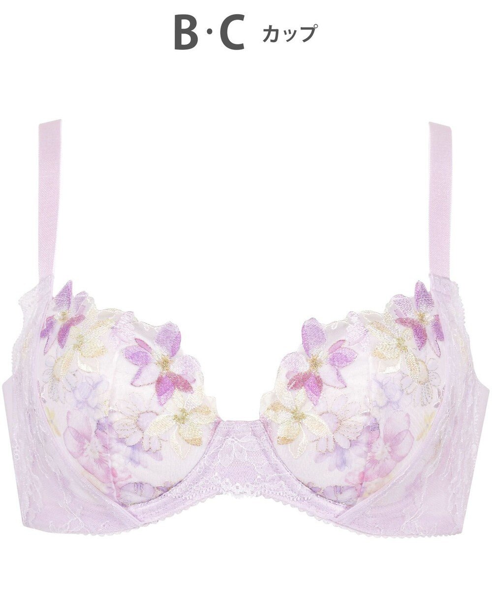 WACOAL 【重力に負けないバストケアBra】 ブラジャー バストを重力から守る まる胸キープ 脇高設計 サイドから背中のラインすっきり レディース BRB414 /ワコール 