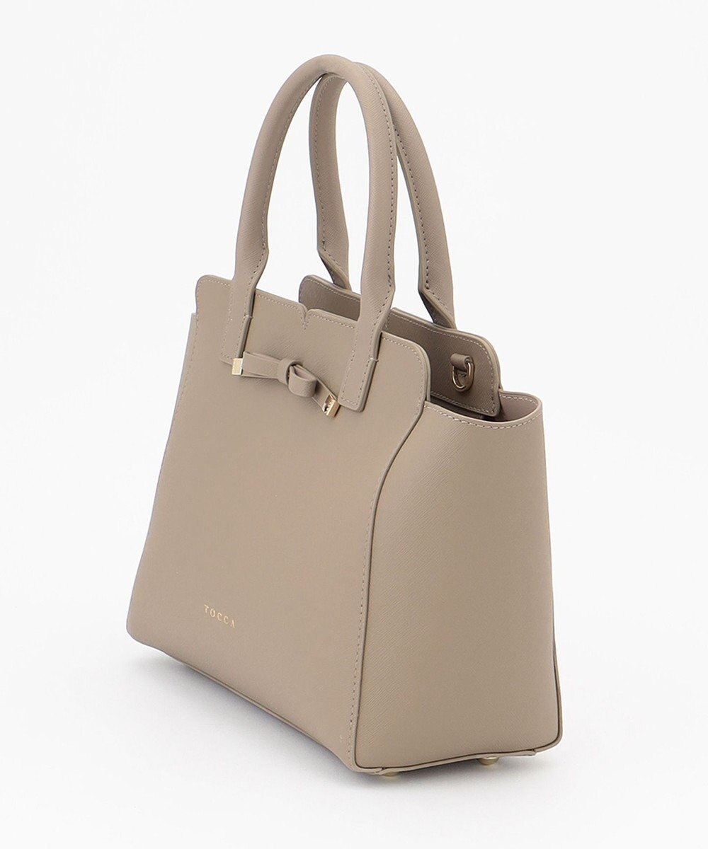 TOCCA TINY RIBBON LEATHERTOTE トートバッグ 