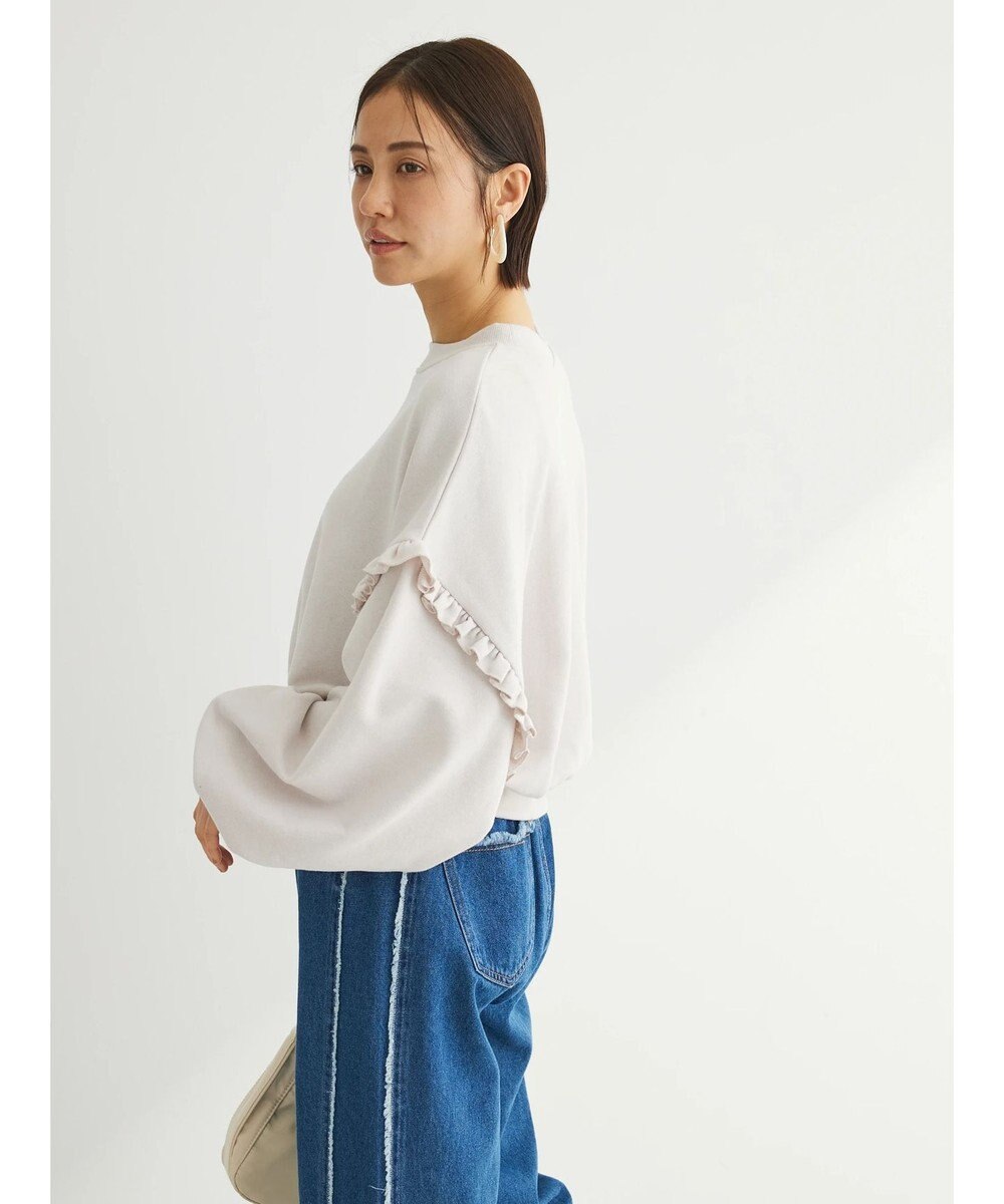 Green Parks ・Ｐｅｔｉｔ　Ｆｌｅｕｒ　ボリュームスリーブスウェット 