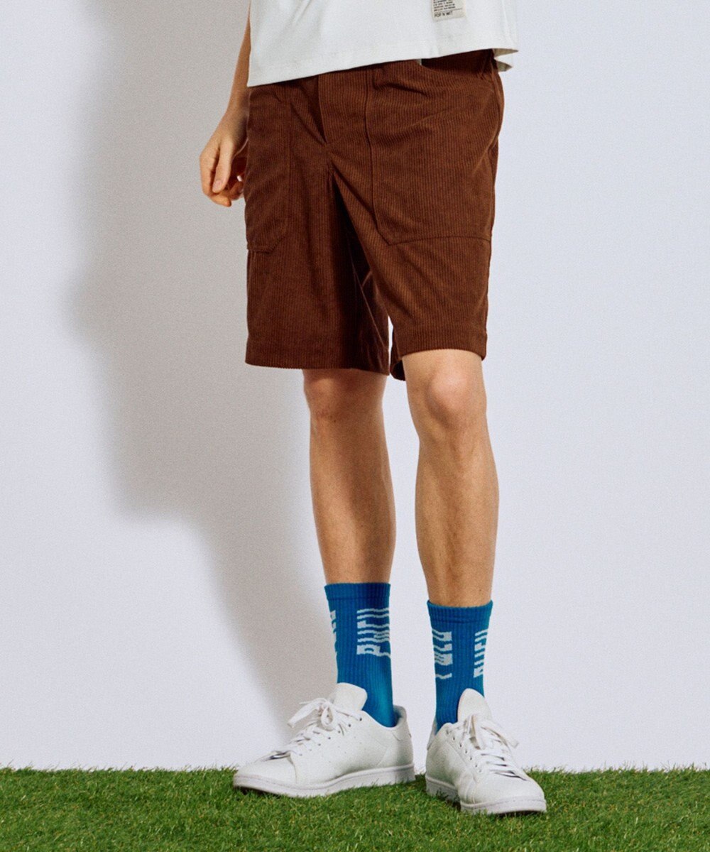 PW CIRCULUS 【手洗い洗濯可 / NEWシーズン素材 / ストレッチ】【MEN】コーデュロイショーツ ゴルフ 