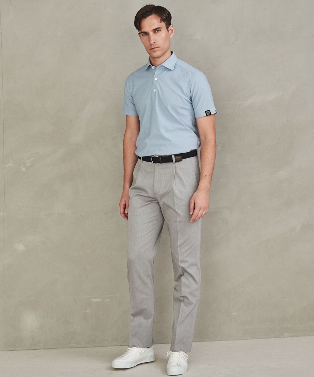 GOTAIRIKU 2年連続売上NO1【仕事で着られる】キレイめ 鹿の子ビズポロシャツ 