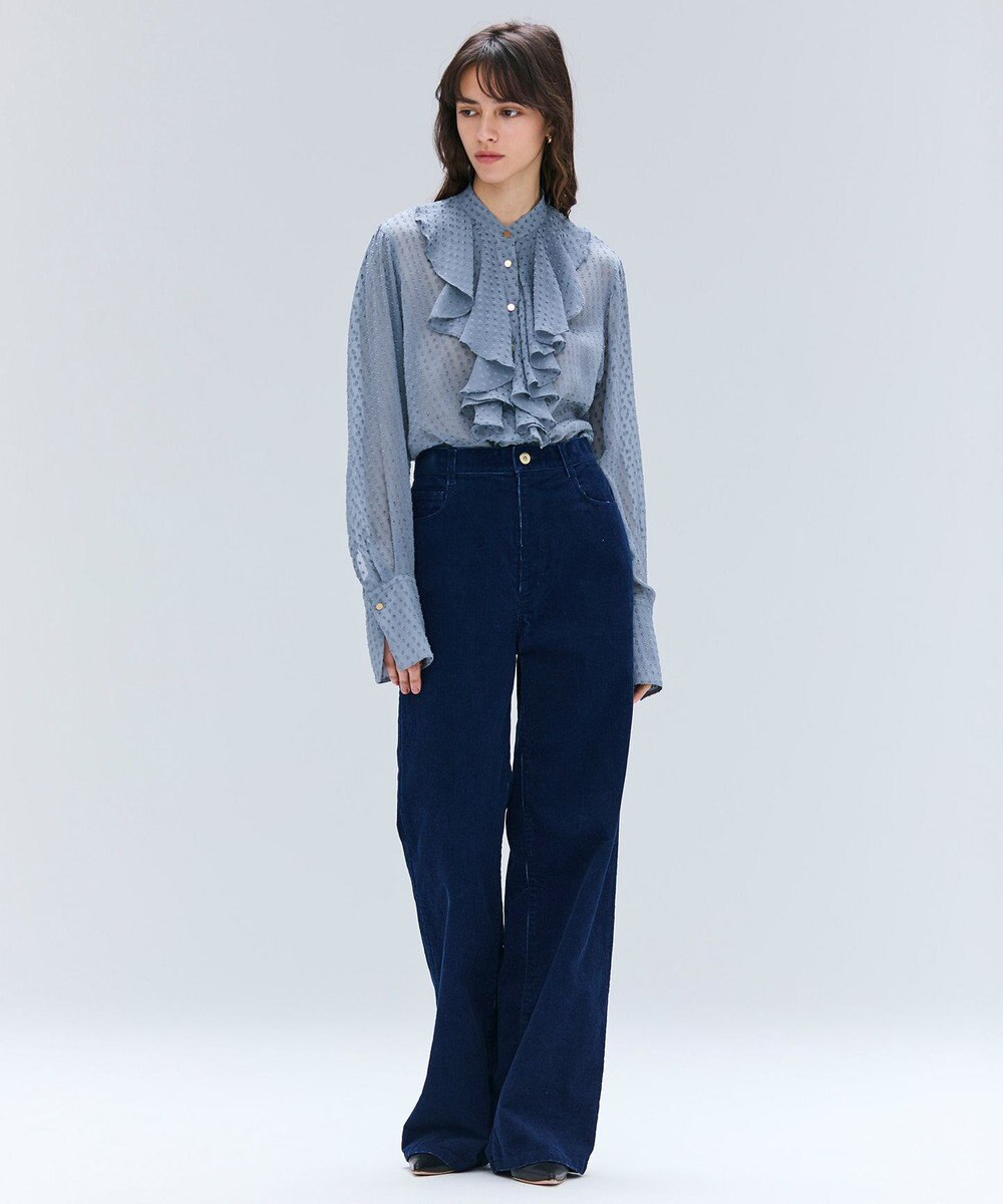 BEIGE， 【洗える・Precious 11月号掲載】BANGS / コットンコーデュロイバギーパンツ 