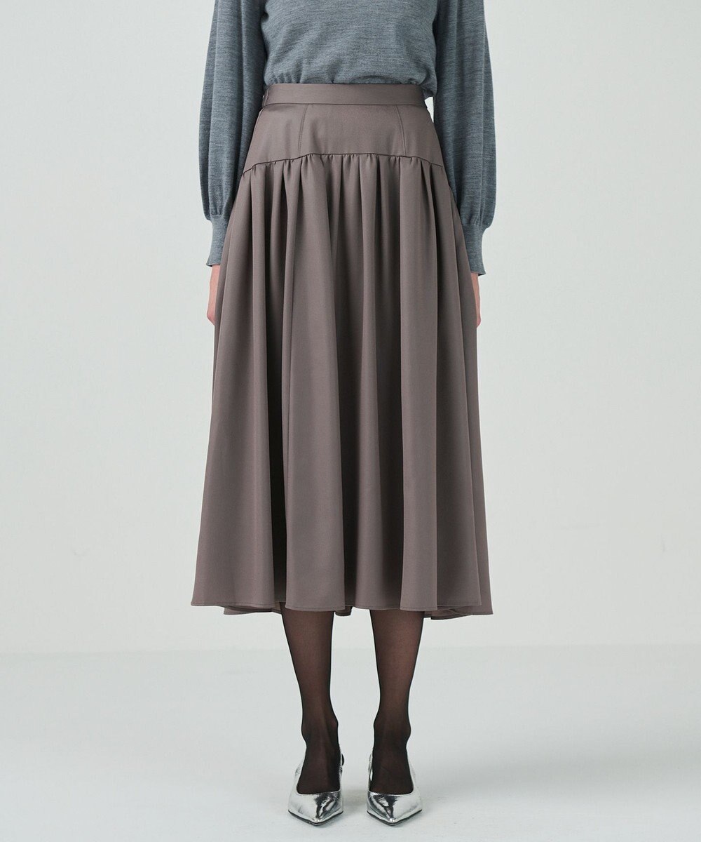 GRACE CONTINENTAL チンツジョーゼットスカート 