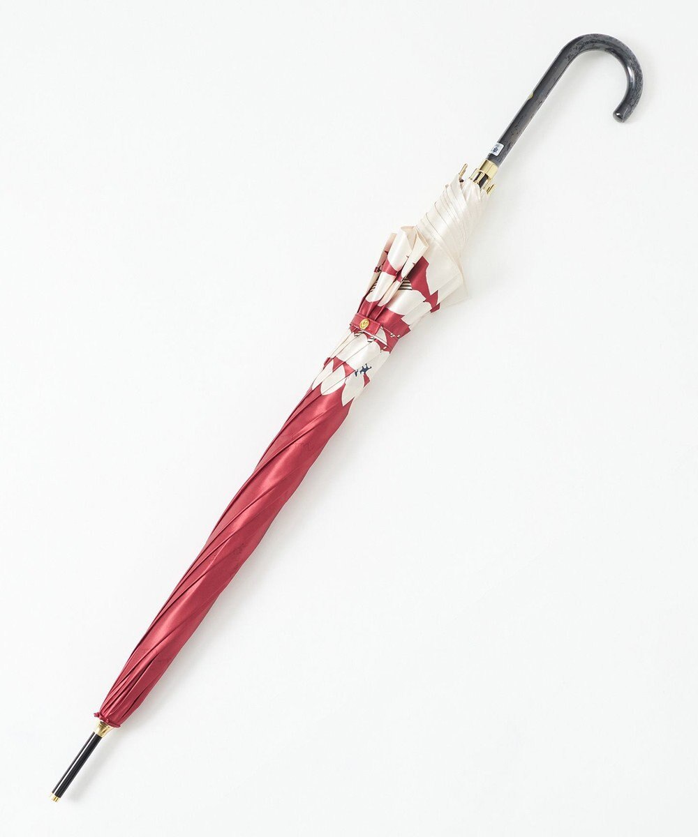 MOONBAT 【耐風】mila schon 長傘  フラワーサテンプリント 