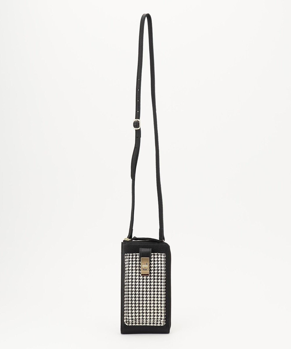 UNBILLION perche 牛革ハラコタイプ×ゴートモバイルウォレットショルダー 